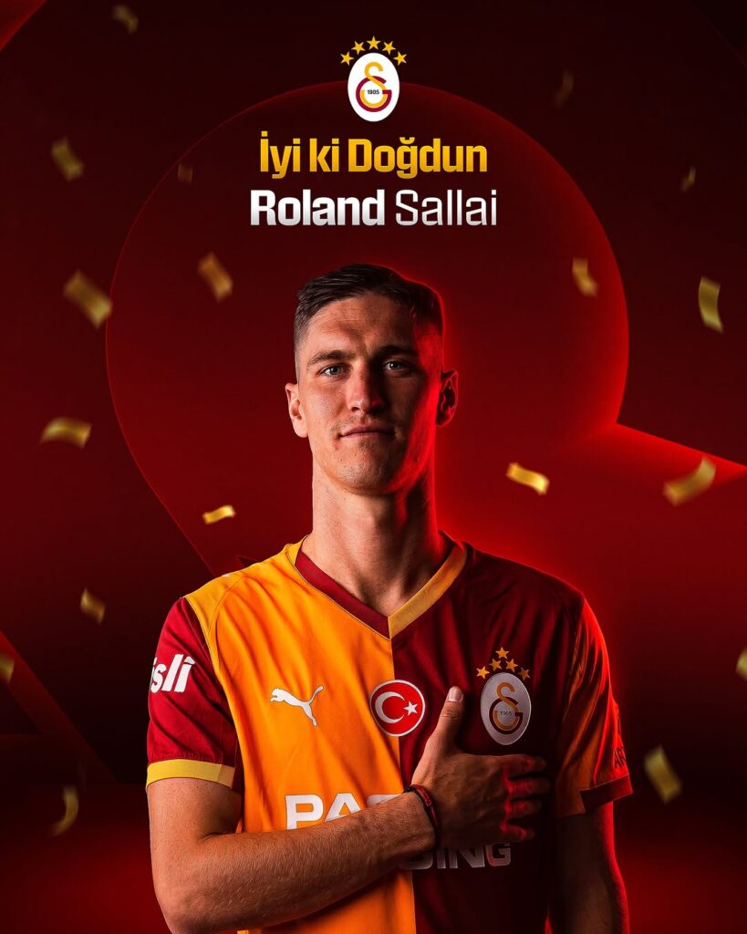Galatasaray Futbolcusu Roland Sallai’nin Doğum Günü Kutlu Olsun