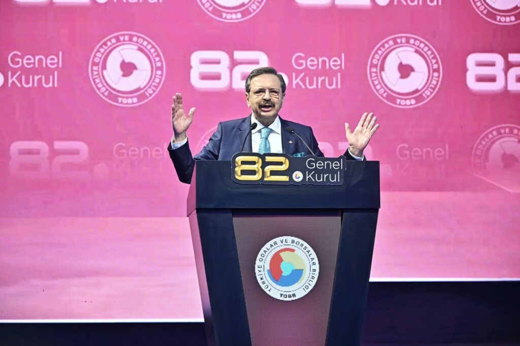 TOBB Başkanı Mustafa Rifat Hisarcıklıoğlu’nun Ticaret Bakanı Ömer Bolat’ın Katılımıyla Gerçekleşen 82. Genel Kurul Paylaşımı