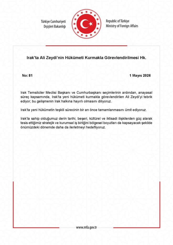 Ali Zeydi Irak’ta Hükümet Kurma Görevi Aldı
