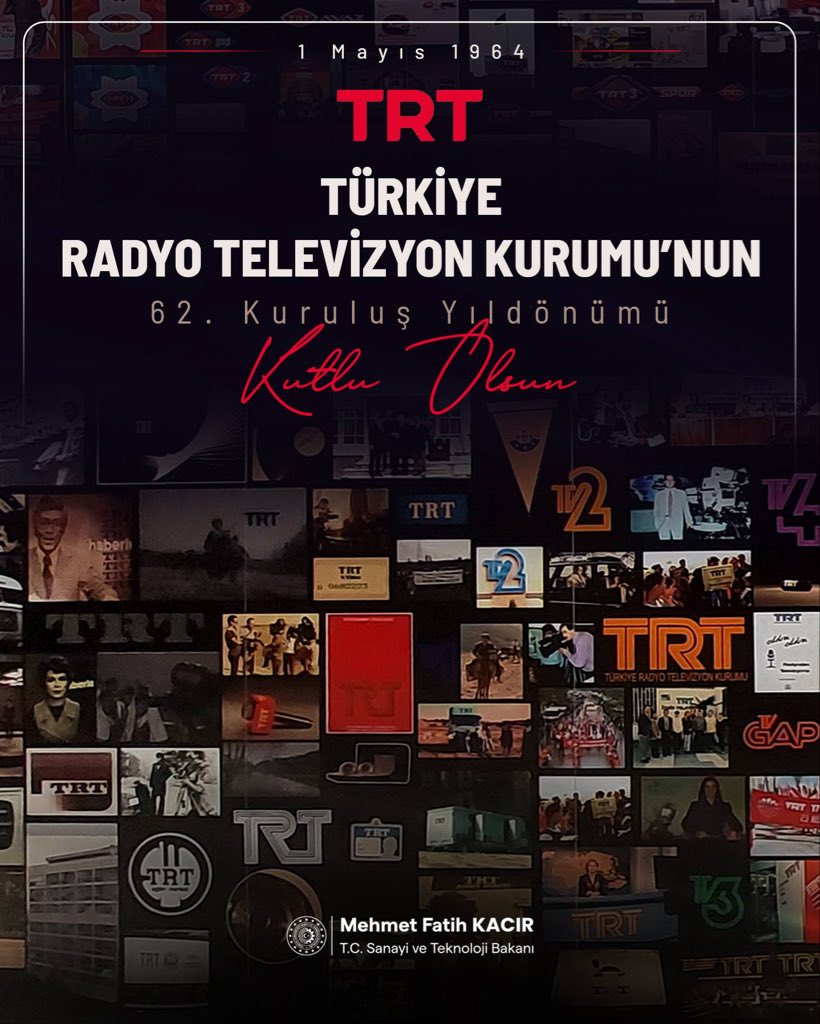TRT’nin 62. kuruluş yıl dönümü kutlandı