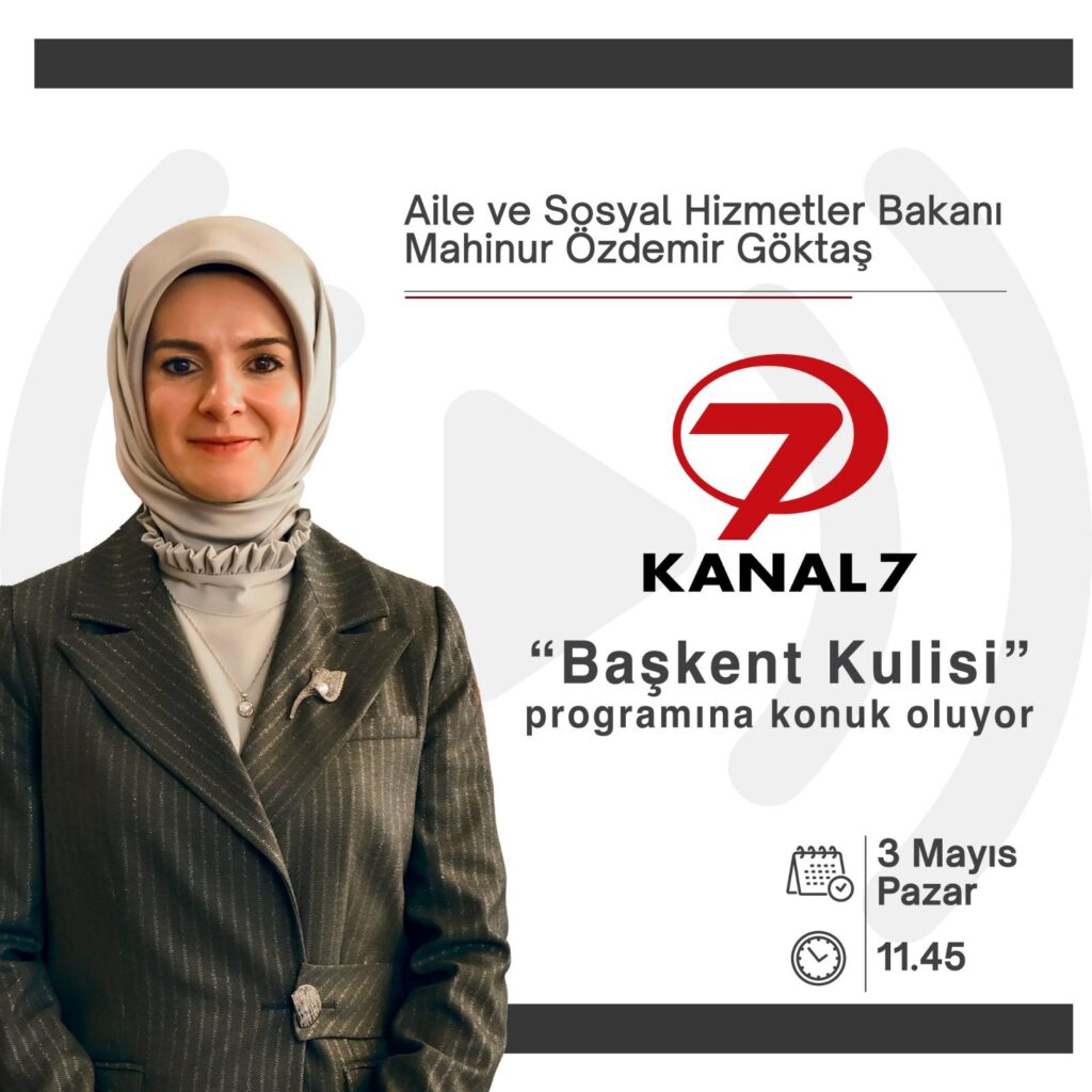 Mahinur Özdemir Göktaş, Kanal 7’deki programa katılacak