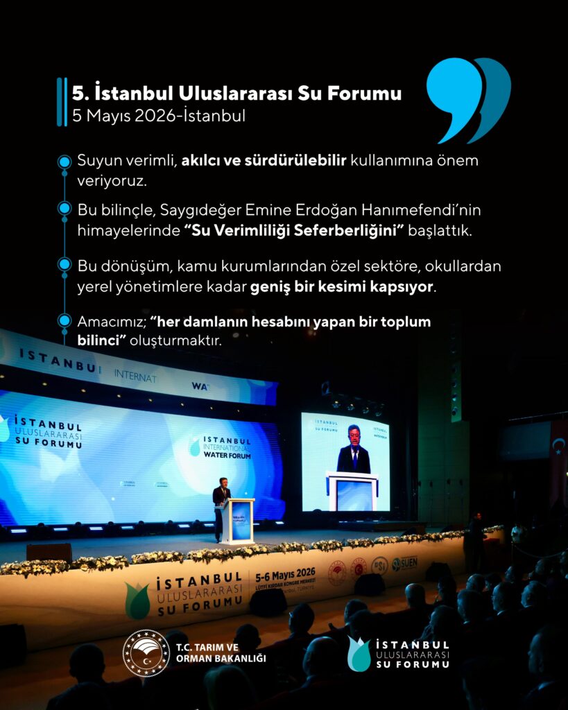 Bakan Yumaklı’dan Su Bilinci Vurgusu