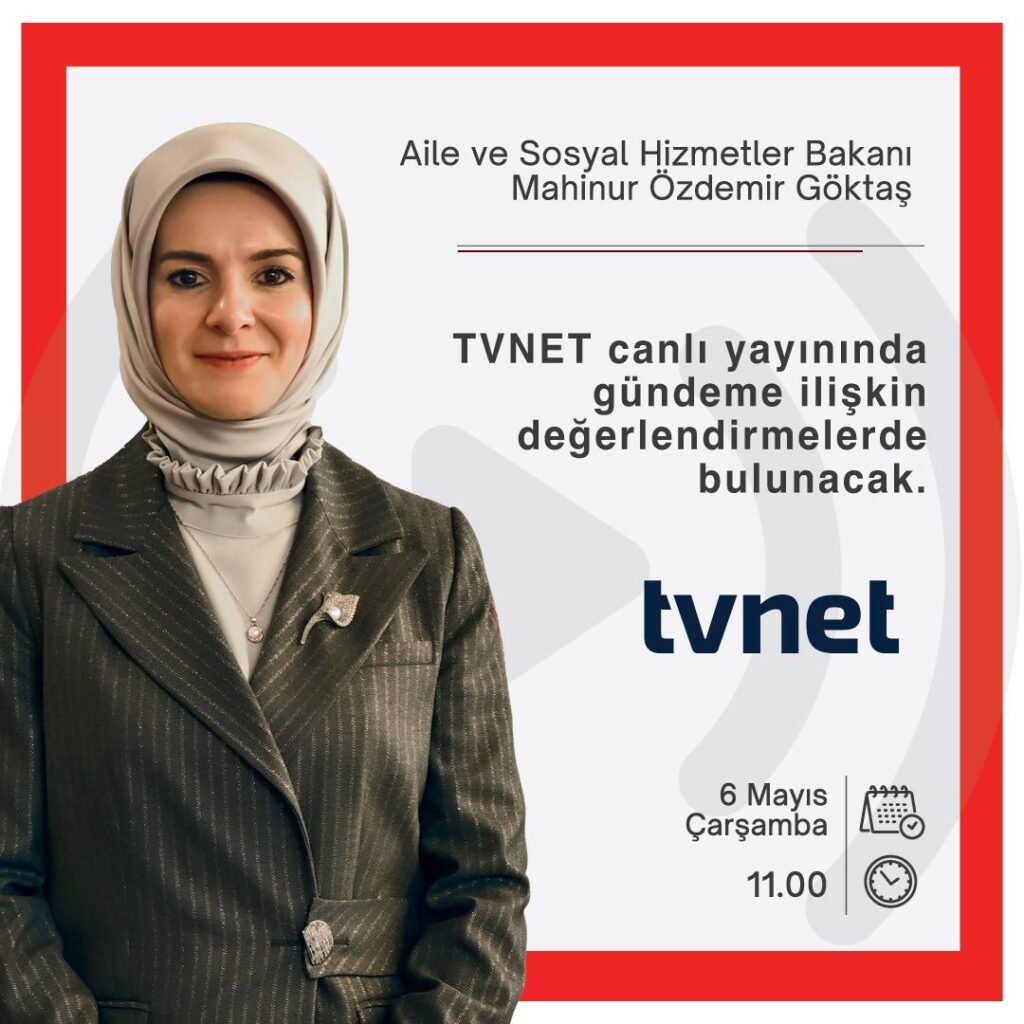 Bakan Göktaş, TVNET’te canlı yayında açıklama yapacak