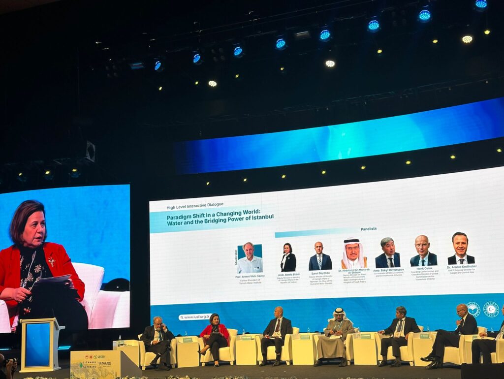 Berris Ekinci, İstanbul Su Forumu’nda panelist olarak yer aldı