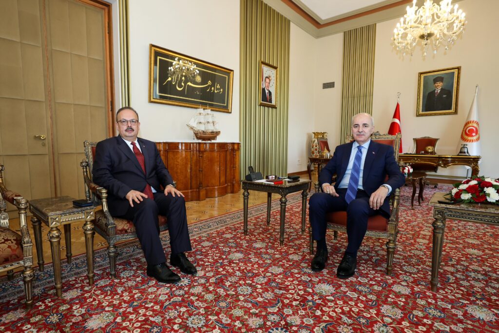 Numan Kurtulmuş, Ankara Valisi Canbolat’ı ağırladı