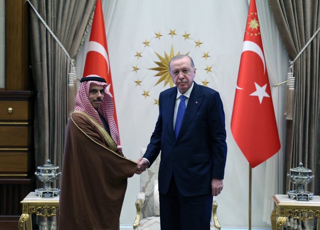 Cumhurbaşkanı Erdoğan, Suudi Dışişleri Bakanı’nı kabul etti