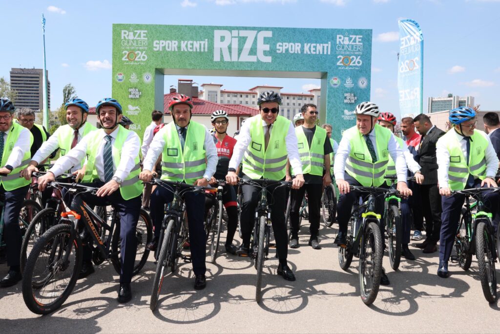Ankara’da EtapRize Başkent Bisiklet Turu düzenlendi