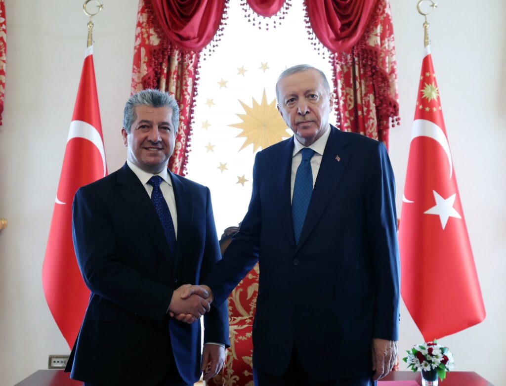 Cumhurbaşkanı Erdoğan, Barzani’yi kabul etti