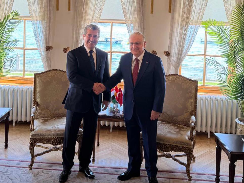 Yaşar Güler ve Mesrur Barzani İstanbul’da bir araya geldi