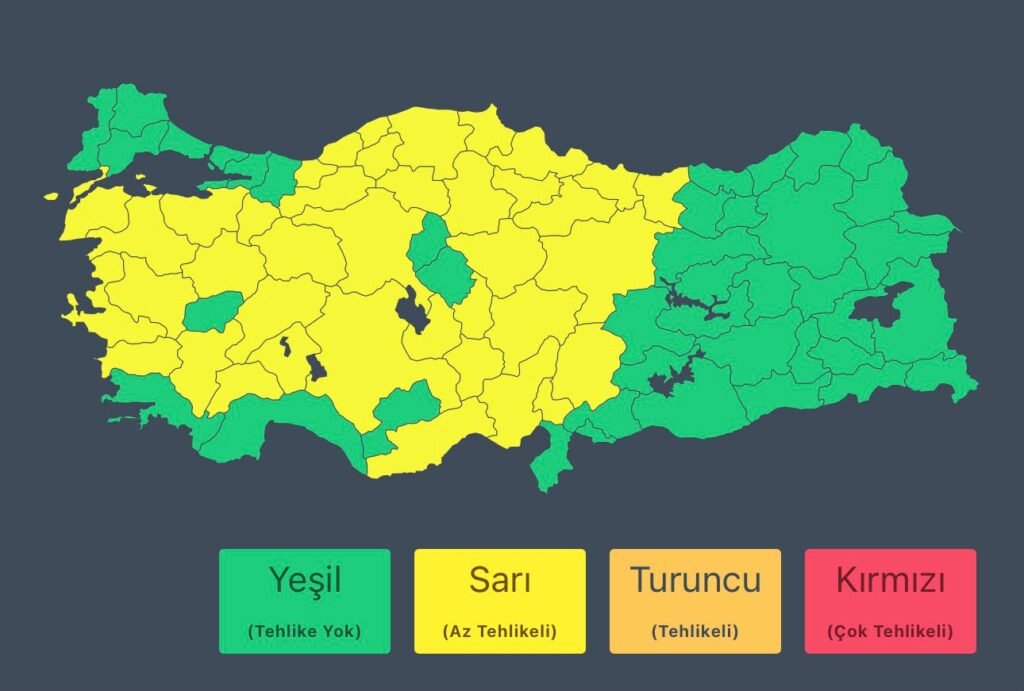 Meteoroloji’den yağış ve fırtına uyarısı