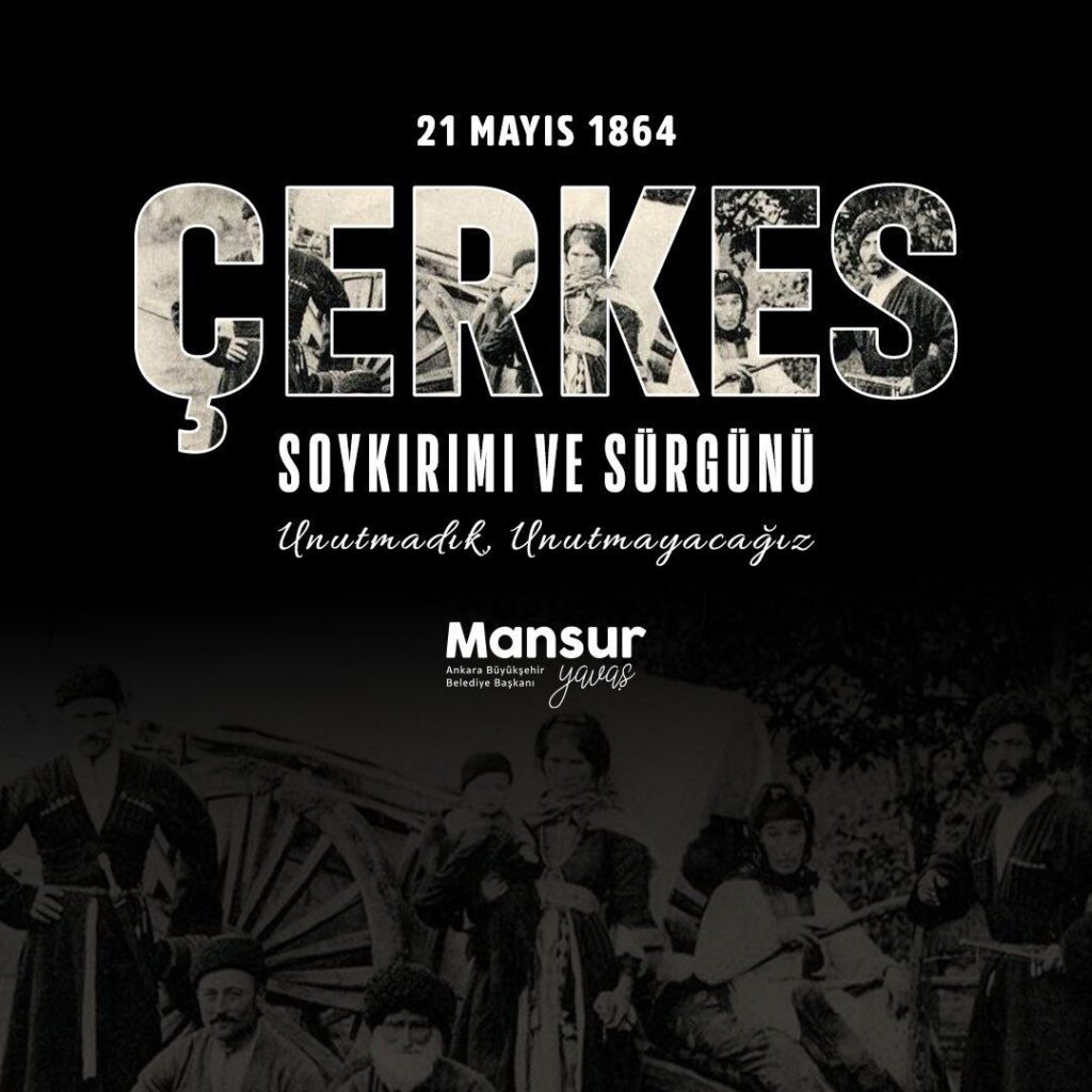Çerkes Soykırımı ve Sürgünü anıldı
