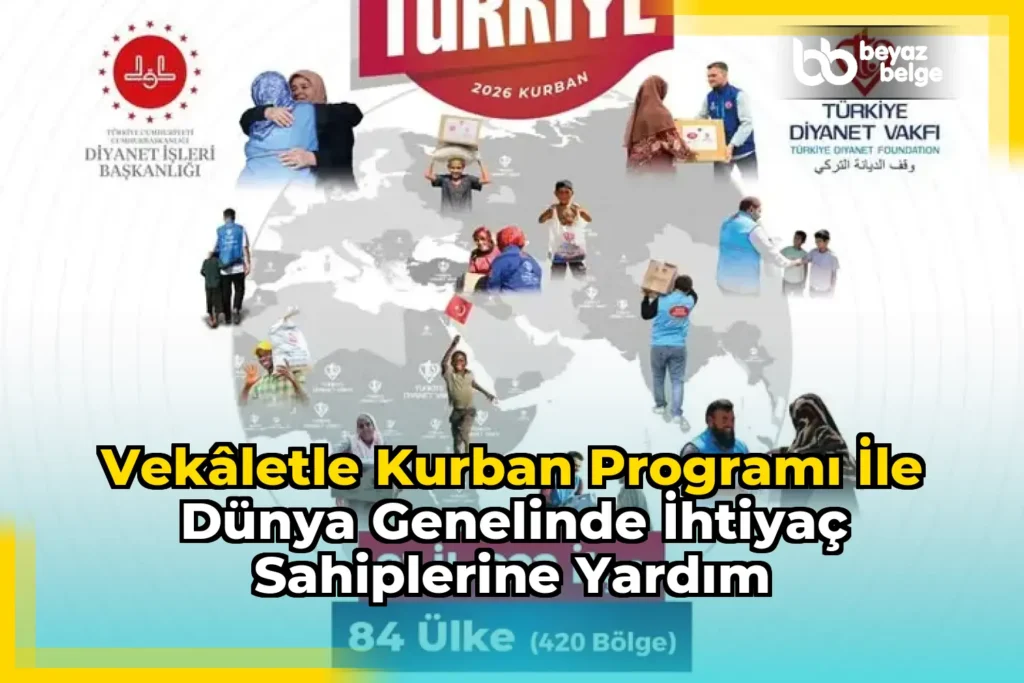 Vekâletle Kurban Programı ile Dünya Genelinde İhtiyaç Sahiplerine Yardım