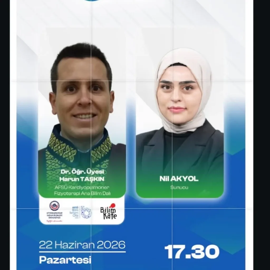 AFSÜ Fizyoterapi Ana Bilim Dalı Öğretim Üyesi Dr.Öğr Üyesi Harun TAŞKIN TV3’te Konuk Olacak