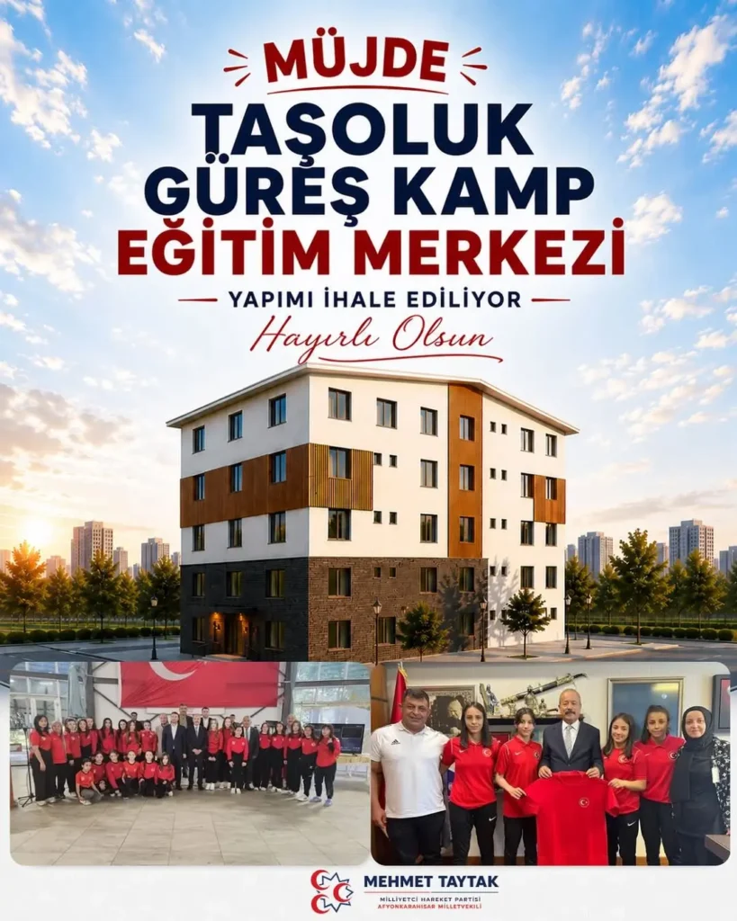 Afyonkarahisar’a Yeni Bir Yatırım: Taşoluk Güreş Kamp Eğitim Merkezi