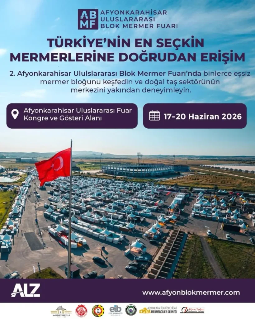 Afyonkarahisar Belediyesi 2. Uluslararası Blok Mermer Fuarı’na Ev Sahipliği Yapacak