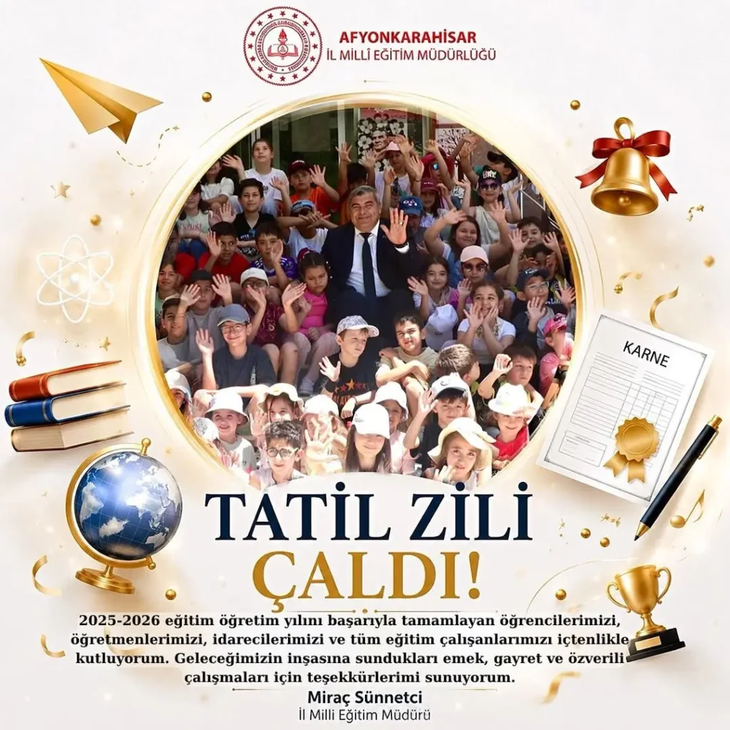 Afyonkarahisar İl Milli Eğitim Müdürlüğü 2025-2026 Eğitim Öğretim Yılını Kutladı