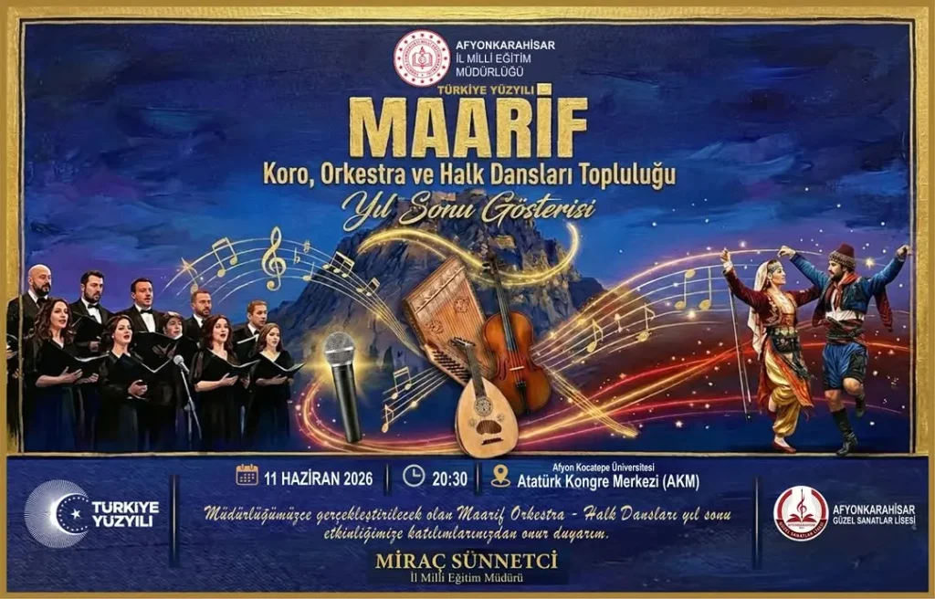 Afyonkarahisar İl Milli Eğitim Müdürlüğü Sanat Programı Davetiyesi