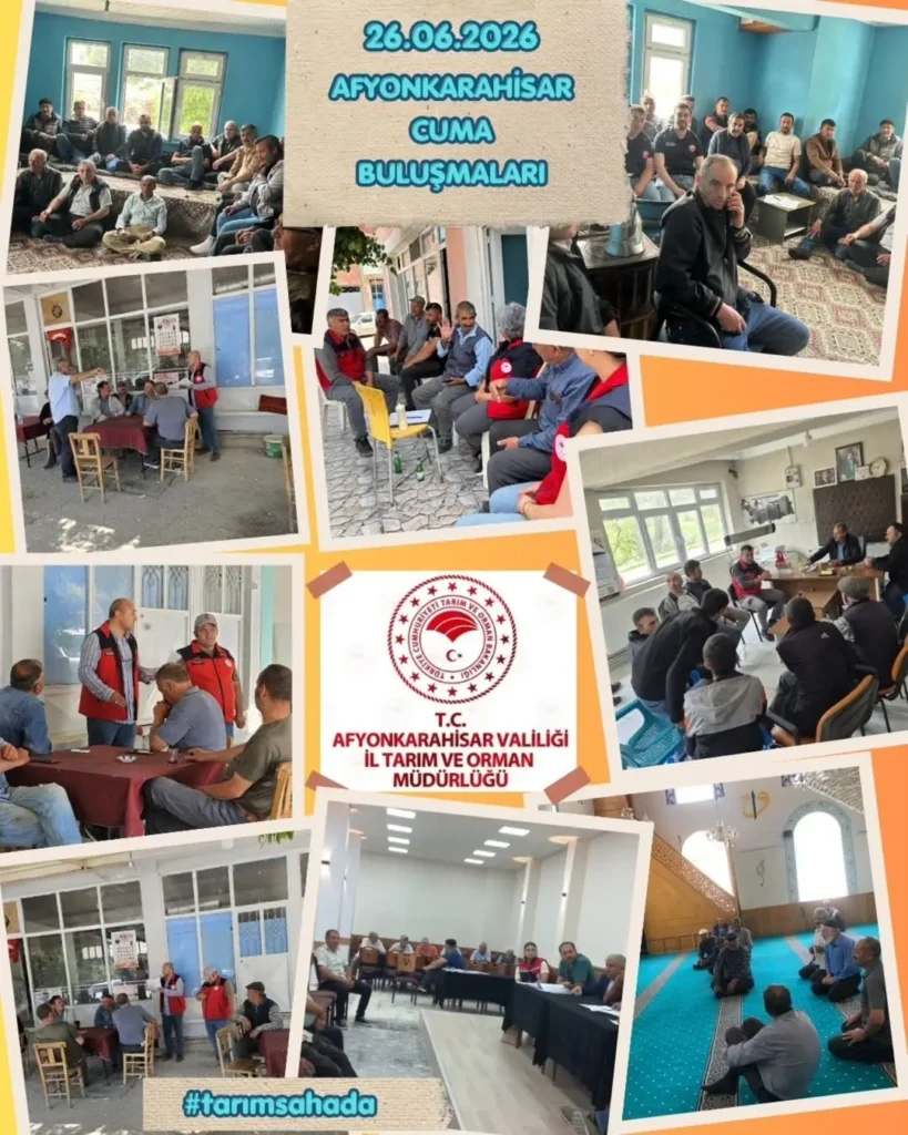 Afyonkarahisar İl Tarım Ve Orman Müdürlüğü Cuma Buluşmaları Hakkında Toplantılar Düzenliyor