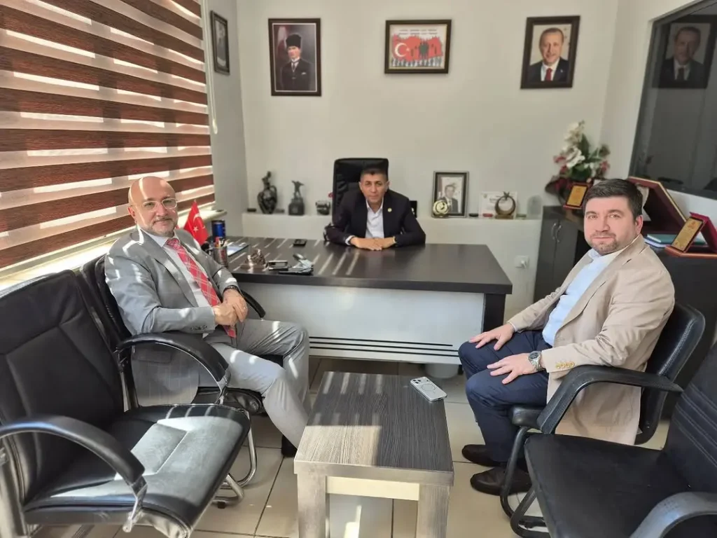 AK Parti Afyonkarahisar İl Başkanlığı’ndan İnternet Gazetecileri Cemiyeti Derneği Başkanı Ahmet Uçmak Ziyareti
