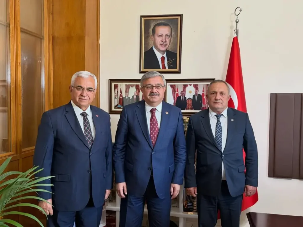 Ak Parti Milletvekili İbrahim Yurdunuseven, İsmail Aktürk ve Hacı Candan’ı TBMM’de Ağırladı