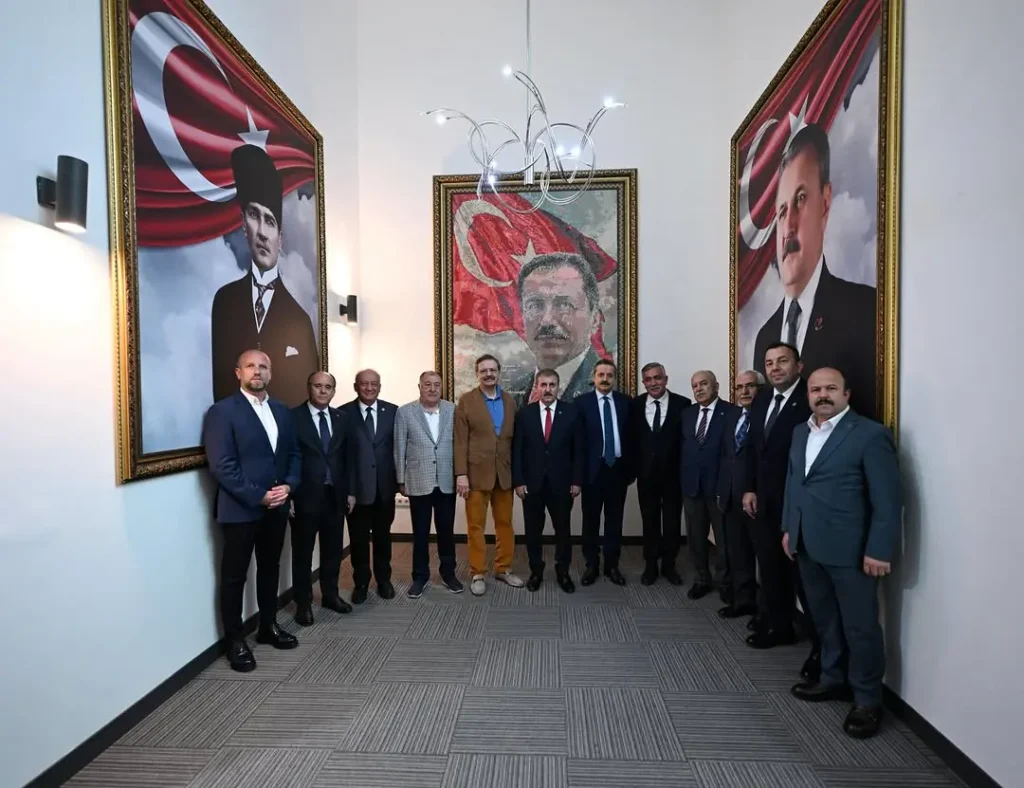 BBP Genel Başkanı Mustafa Destici’ye Taziye Ziyareti