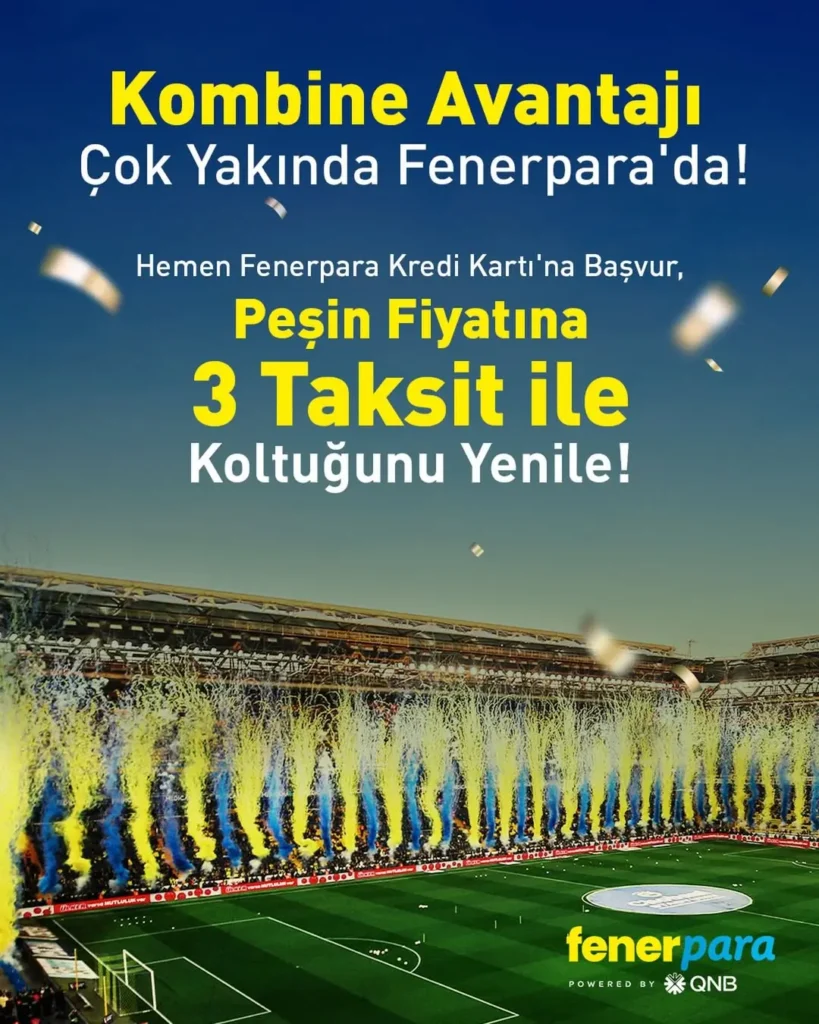 Fenerbahçe’den Kombine Avantajı: Geri Sayım Başlıyor!