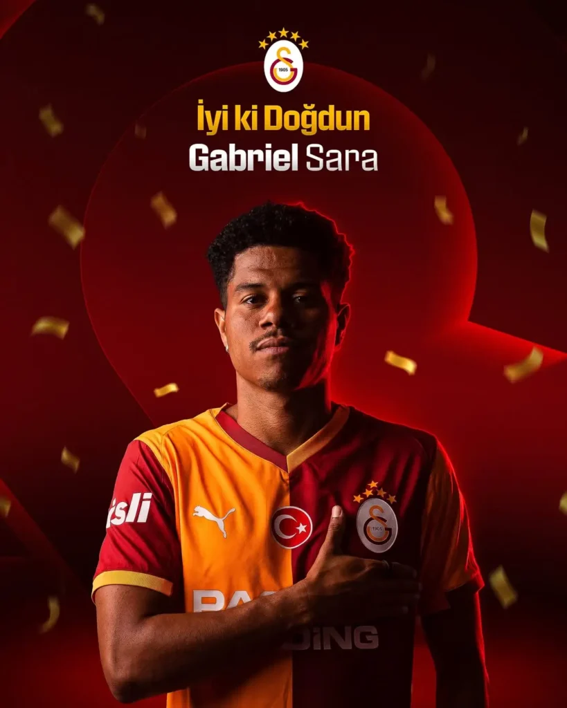 Galatasaray Futbolcusu Gabriel Sara’nın Doğum Günü Kutlaması