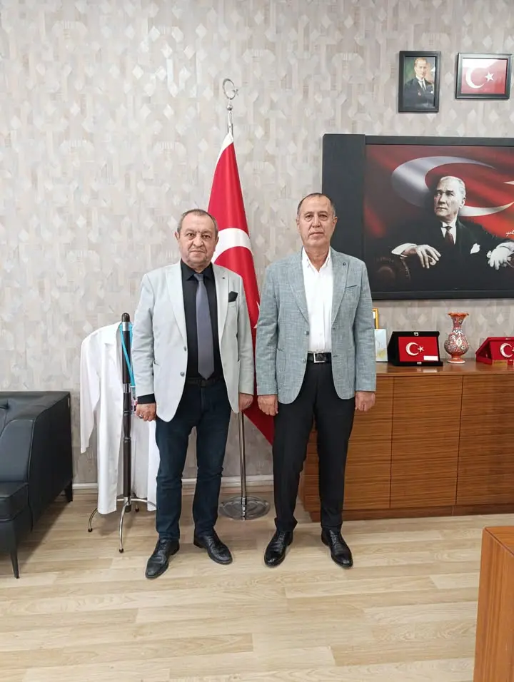 Gömü Belediye Başkanı Ramazan ERYILDIZ, Başhekim Dr. Osman Acar’ı Ziyaret Etti
