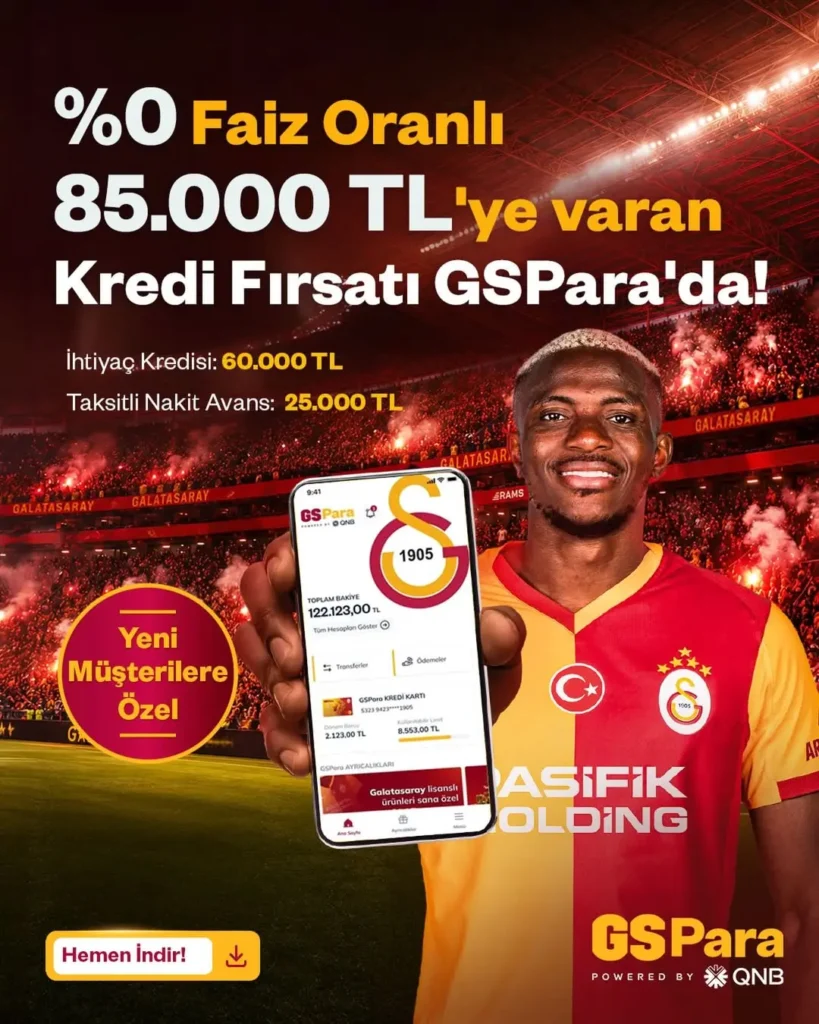 GSPara’dan %0 Faiz Oranıyla 85.000 TL’ye Kadar Fırsat!