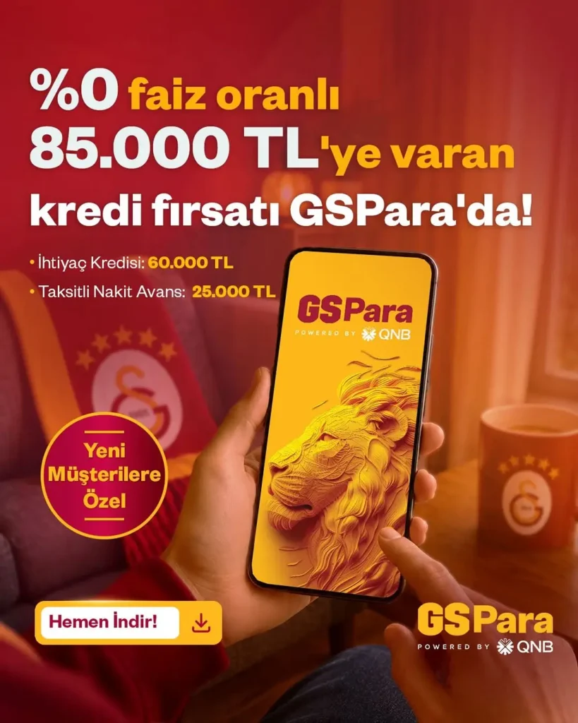 GSPara’dan Yeni Müşterilere Özel İhtiyaç Kredisi Fırsatı!