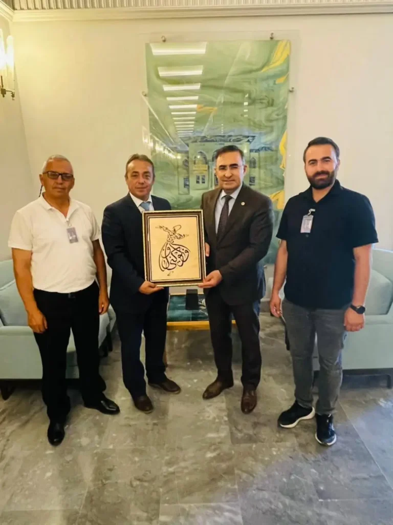 İl Milli Eğitim Müdür Yardımcısı ve Okul Müdürü Gazi Meclisinde Misafir Edildi