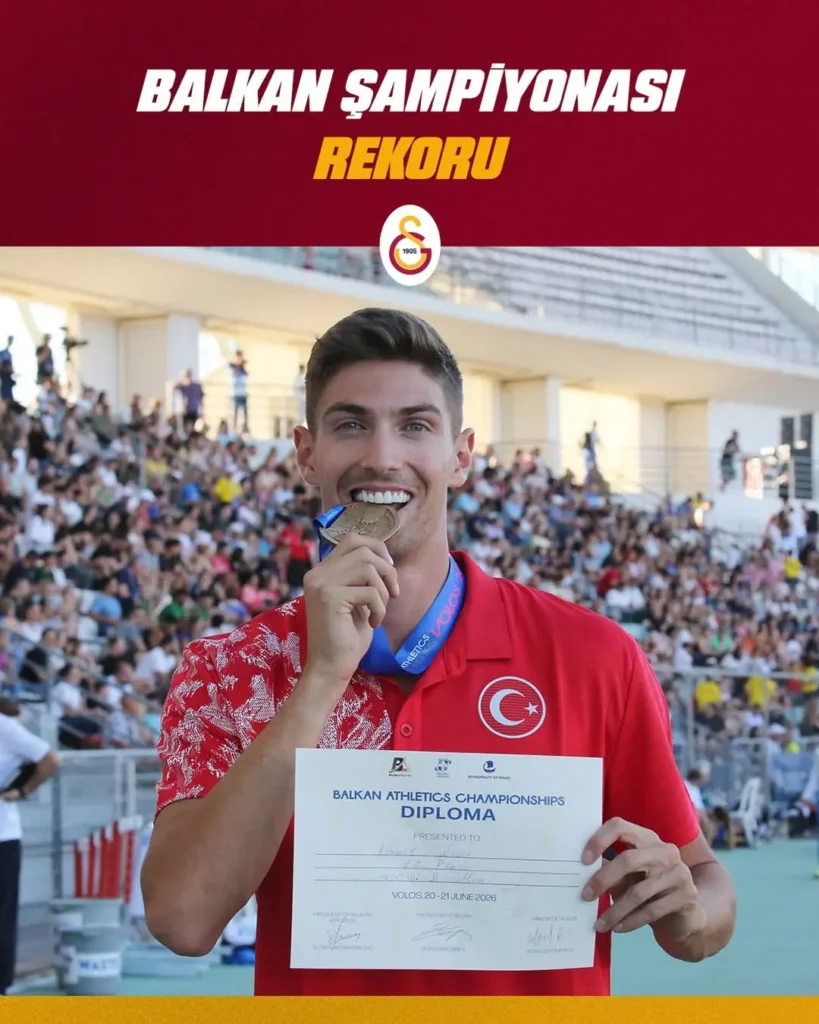 İsmail Nezir Balkan Atletizm Şampiyonası’nda Rekor Kırdı!