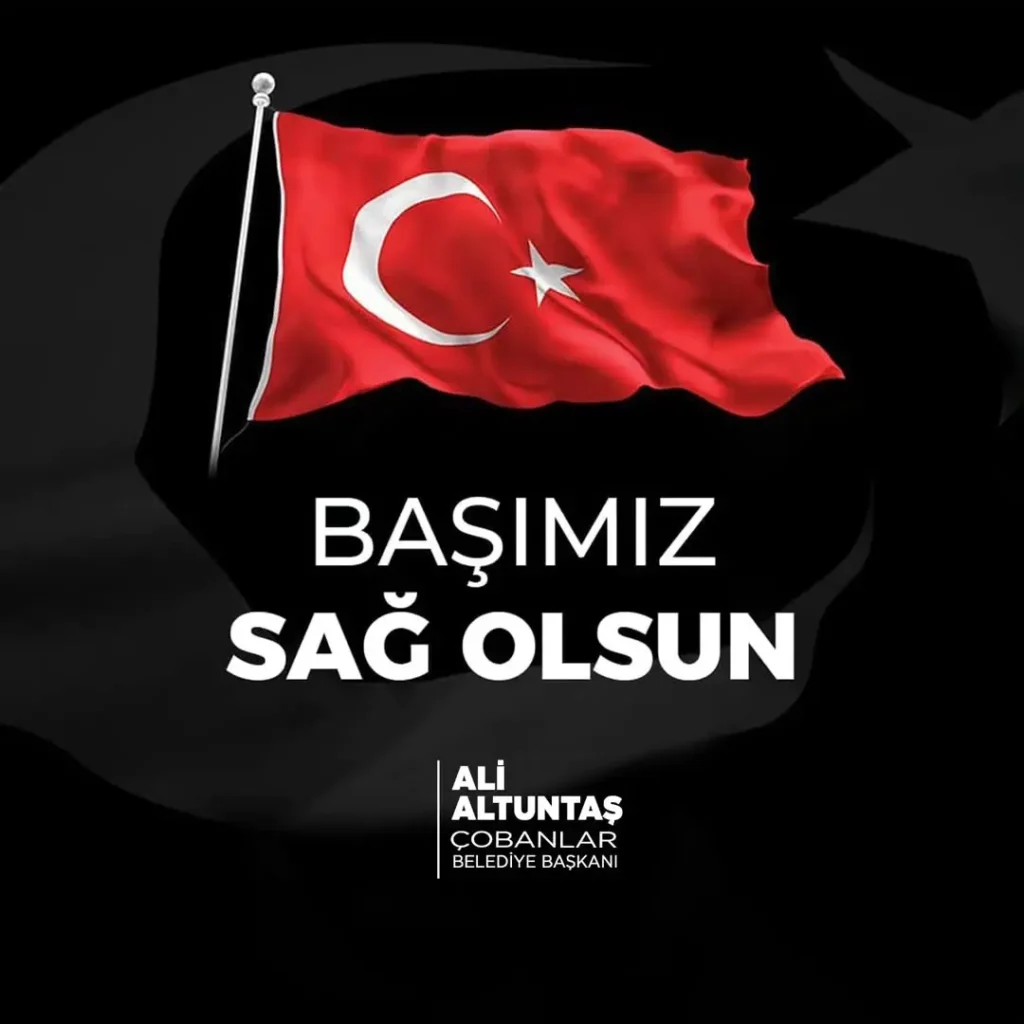 Jandarma Uzman Çavuş Samet Karabulut için başsağlığı ve geçmiş olsun dilekleri