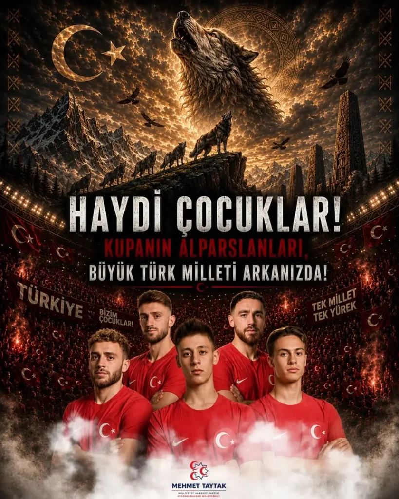 Mhp Afyonkarahisar Milletvekili Mehmet Taytak’tan Milli Takımımıza Destek Mesajı
