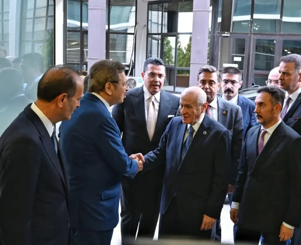 MHP Genel Başkanı Devlet Bahçeli ve Başdanışmanı Ruhi Ersoy Bir Araya Geldi