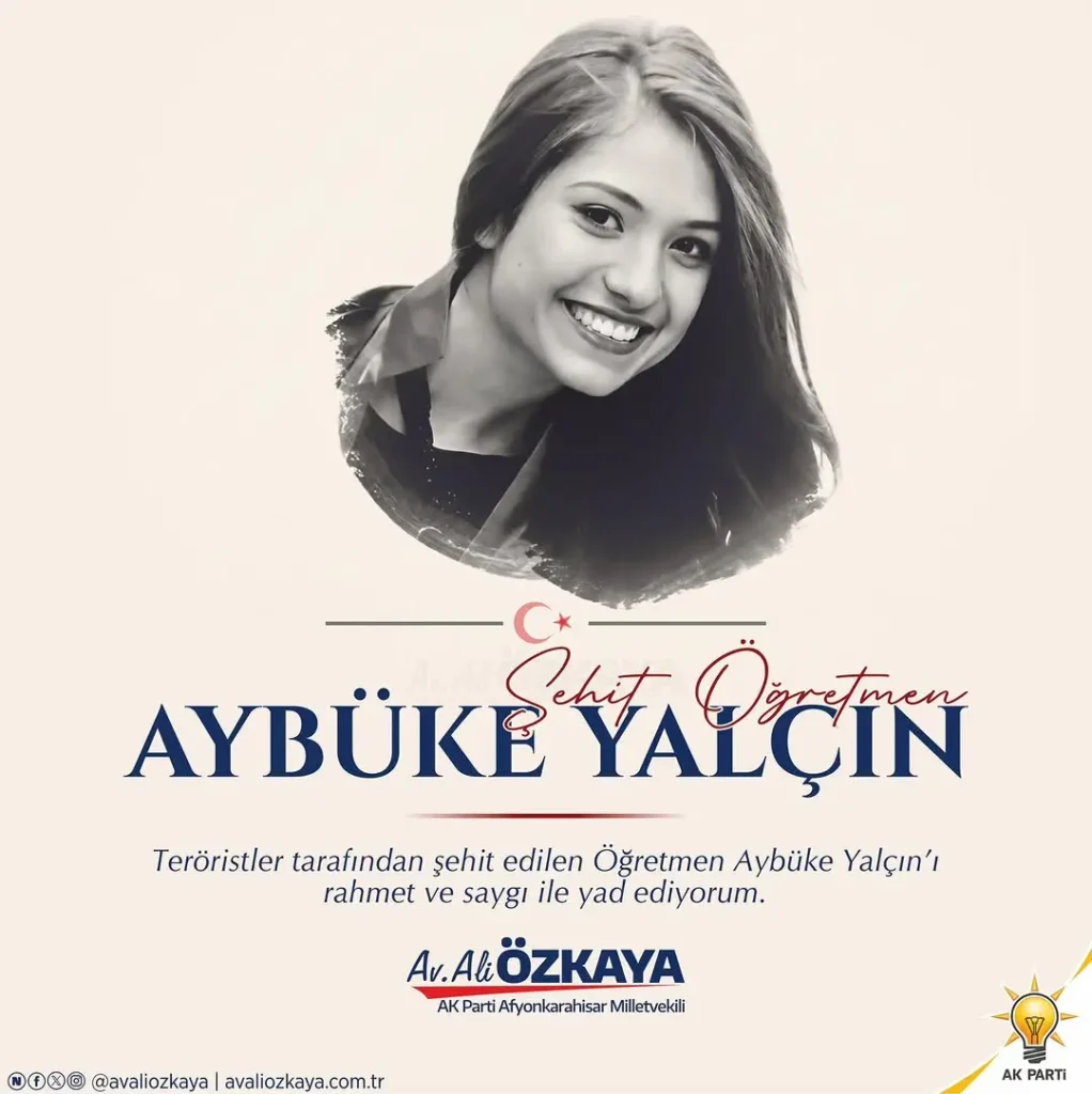 Şehit Öğretmen Aybüke Yalçın’ı Rahmetle Anıyoruz