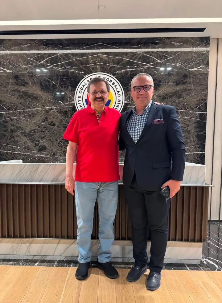 TOBB Başkanı Mustafa Rifat Hisarcıklıoğlu, Yiğit Ateş’i Birliğinde Ağırladı