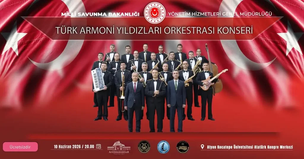 Türk Armoni Yıldızları Orkestrası Afyonkarahisar’da!