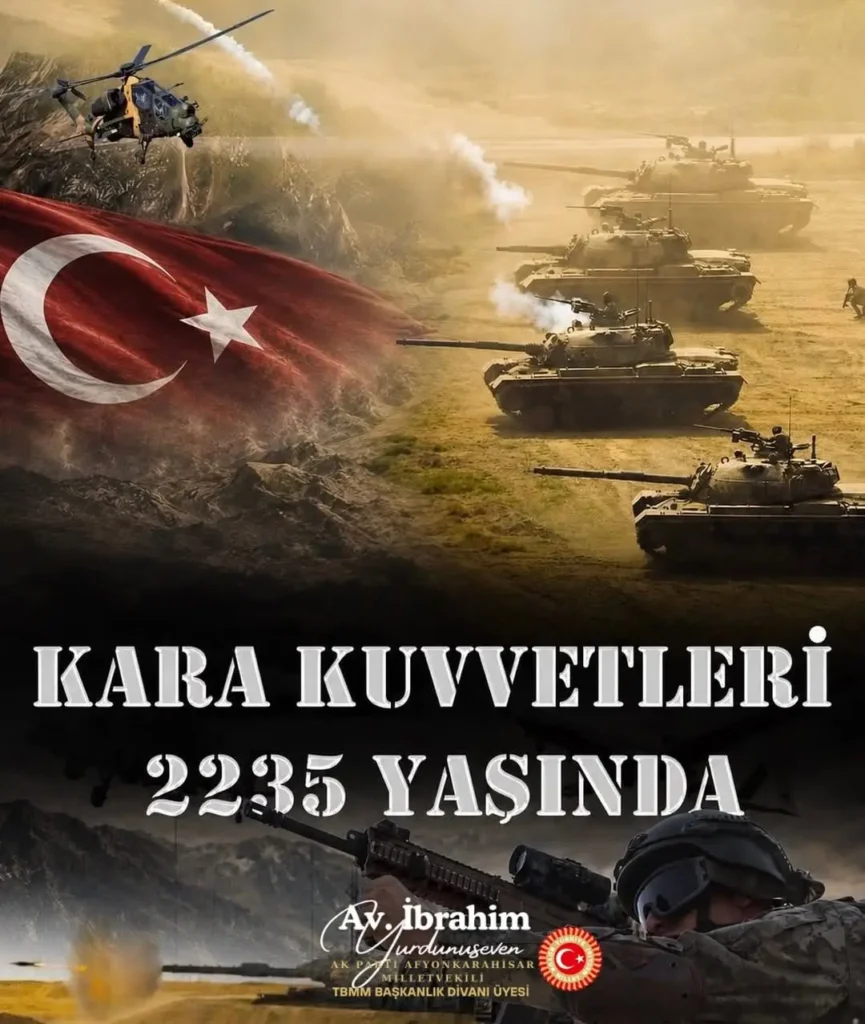 Türk Kara Kuvvetlerinin 2235. Kuruluş Yıl Dönümü Kutlandı