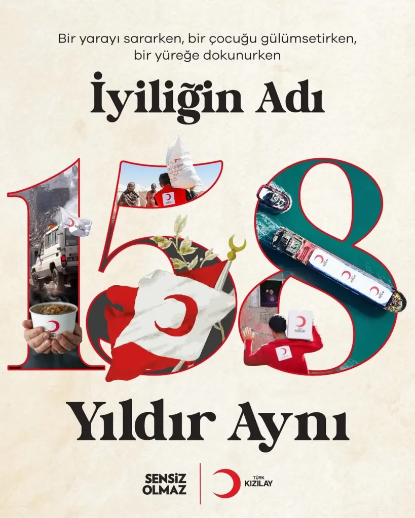 Türk Kızılay 158. Yıl Kutlamalarını Sosyal Medyada Duyurdu