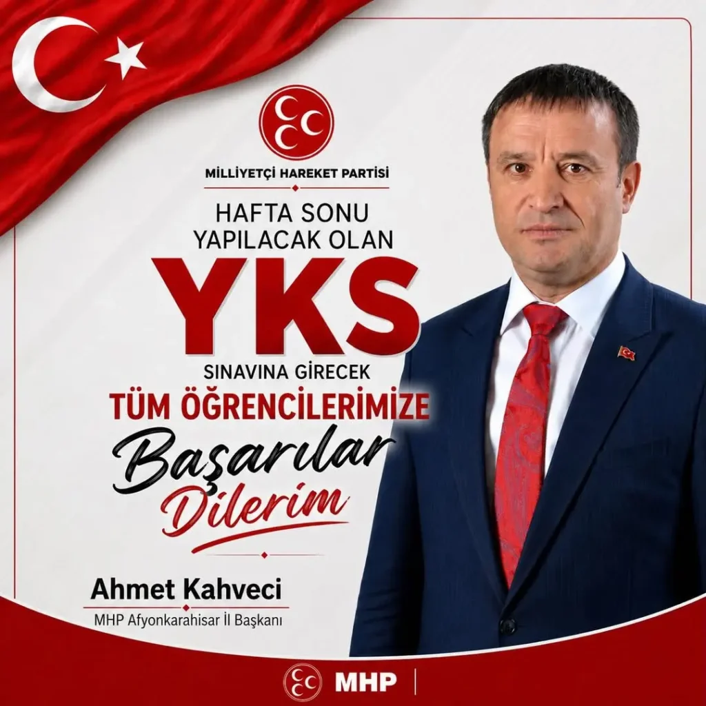 YKS 2026’ya Girecek Öğrencilere Başarılar Dileme Mesajı
