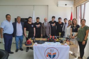 NAUTILUS Takımına Tebrik Ziyareti