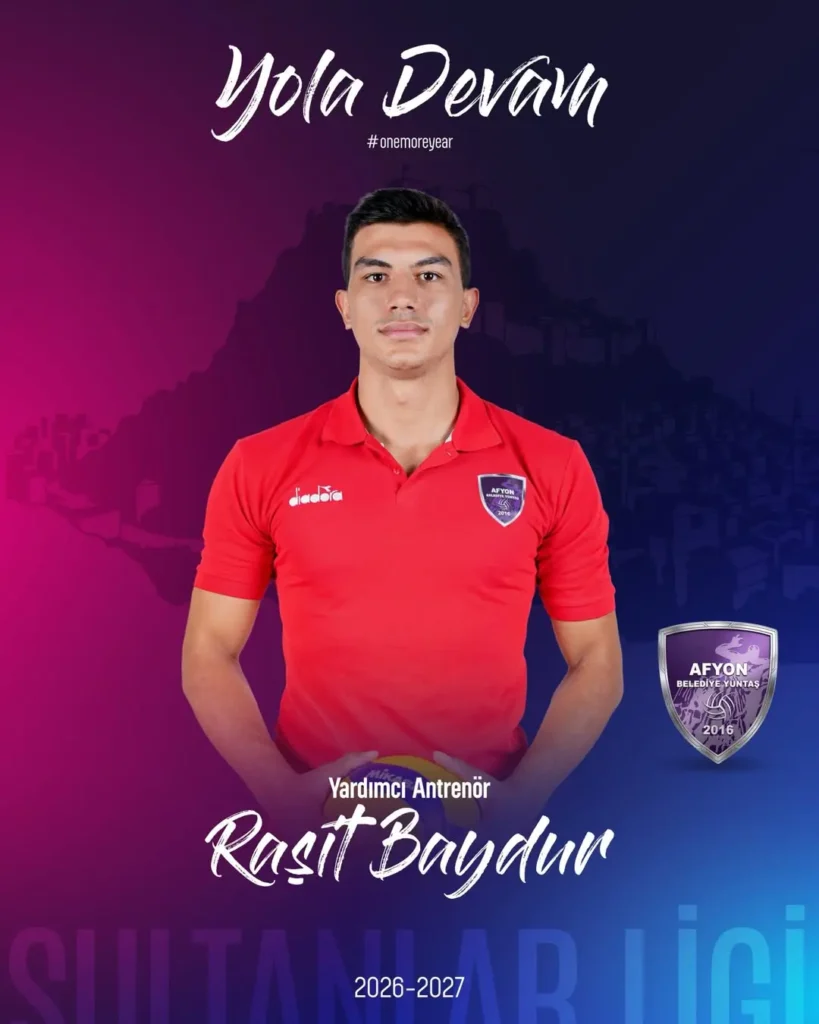 Afyon Belediye Yüntaş Spor Kulübü Raşit Baydur ile Yola Devam Ediyor