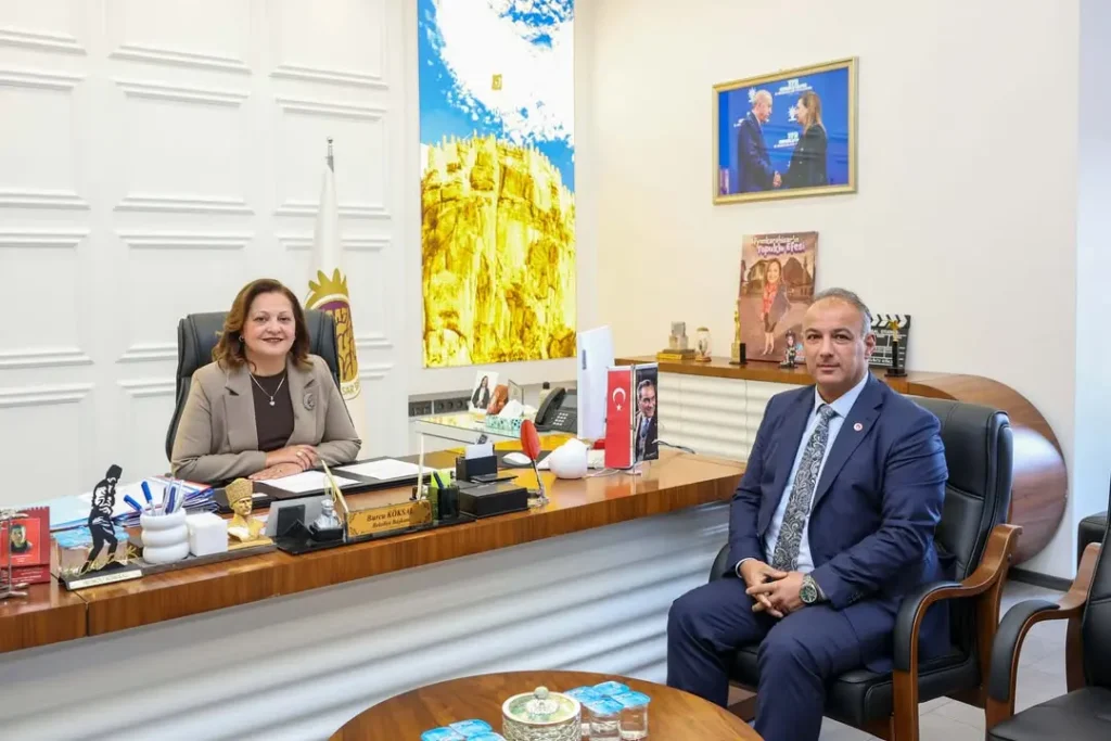 Afyonkarahisar Belediye Başkanı Burcu Köksal, Çevre, Şehircilik ve İklim Değişikliği İl Müdürü Melih Melik Kara ile Görüştü