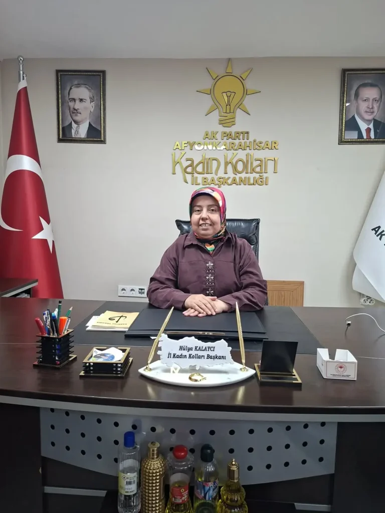 AK Parti Afyonkarahisar İl Kadın Kolları’ndan Hatice İzmir’e Destek