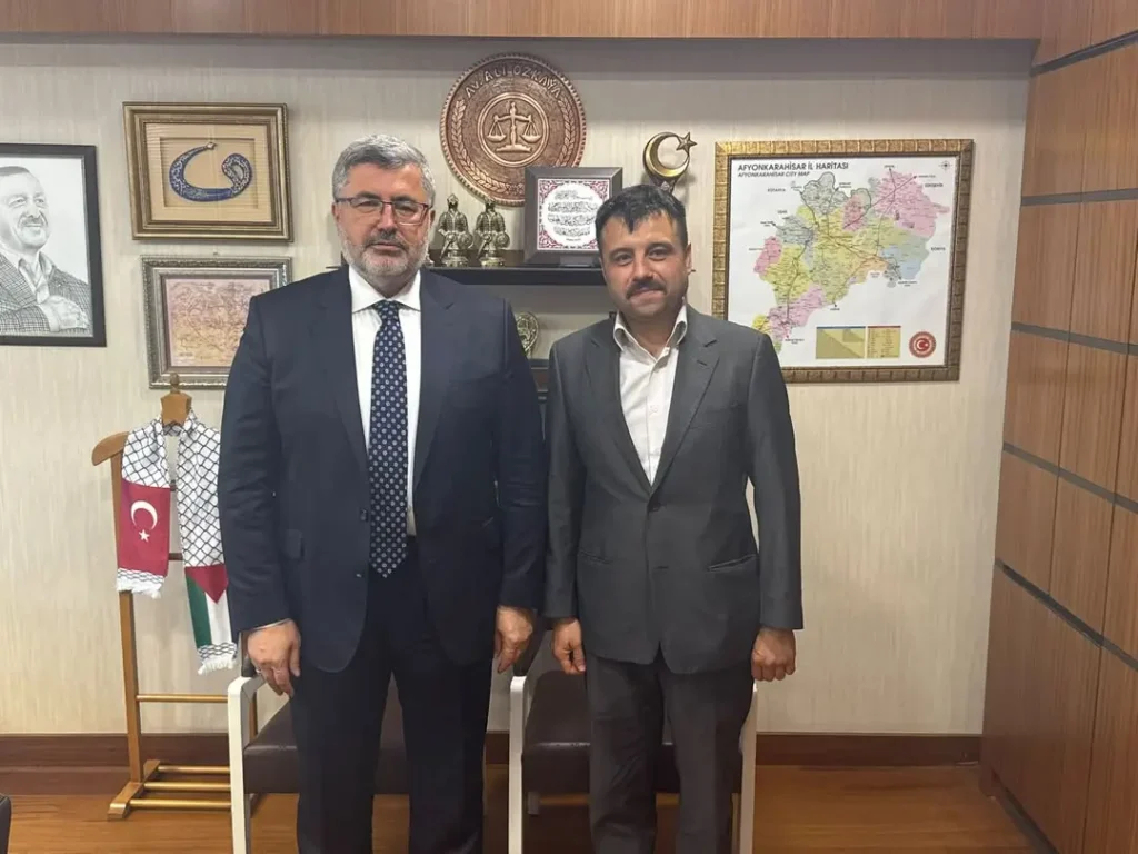 Ak Parti Milletvekili Ali Özkaya, Kerim Koçdemir’i Gazi Meclis’te Misafir Etti