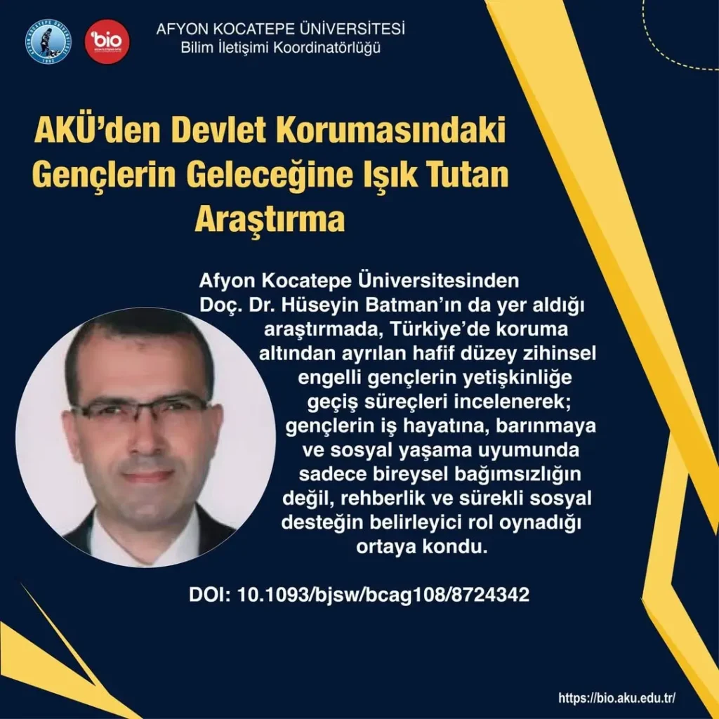 AKÜ’nün Araştırması Devlet Korumasındaki Gençlerin Geleceğine Işık Tuttu