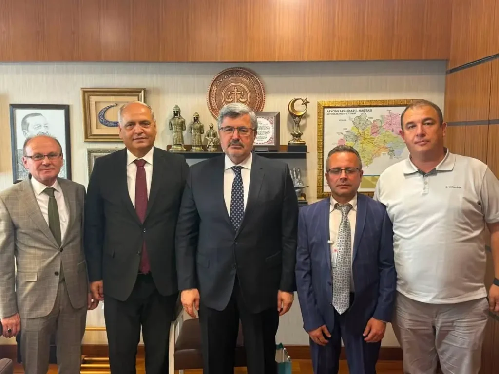 Erkmen Belediye Başkanı Yücel Şahin, AK Parti Afyonkarahisar Milletvekili Ali Özkaya’yı Ziyaret Etti