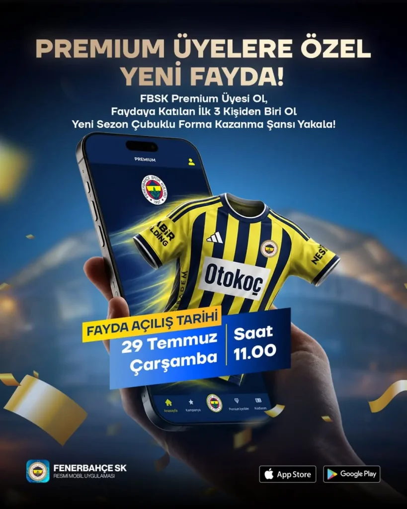 Fenerbahçe’nin Premium Üyelere Özel Kampanyası Başlıyor!