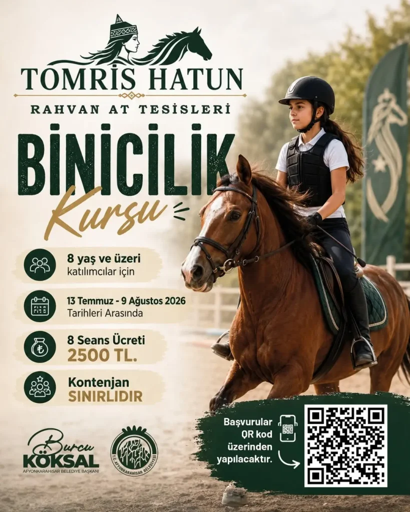 T.C. Afyonkarahisar Belediyesi’nden Binicilik Kurslarına Davet